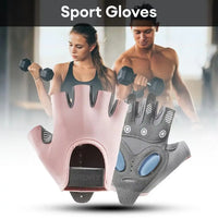 1 Pair Half-Finger Fitness Gloves Breathable Cushioning Cycling Gloves Cocoon Prevention Weight Lifting Sports Gloves Fitness