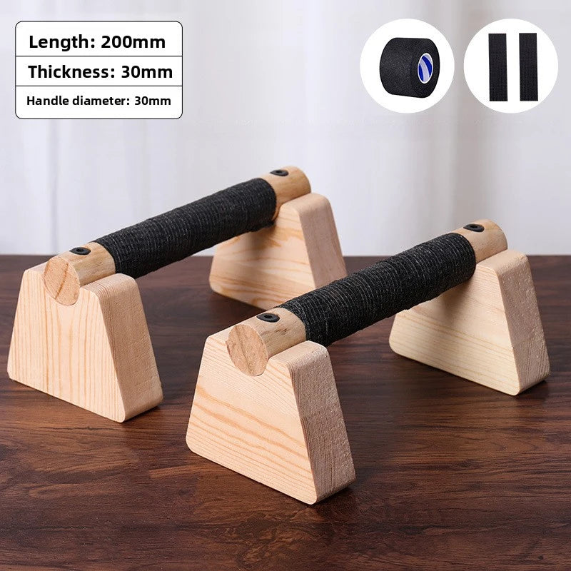 Parallettes en Bois pour Pompes et Calisthénie