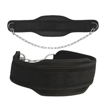 1Pcs New Style Weight Lifting Back Gym With Chain For Fitness Bodybuilding Pull Up Strength Training Load Waist Strap Thicken