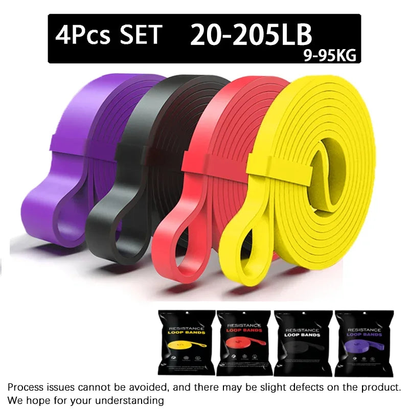 Heavy Duty Resistance Band Latex Elastic Belt Pull Up Assist for Pilates Workout Fitness Home Gym Shape Body Exercise
