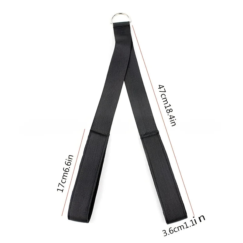 Home GymFitness Arm Training Rope Back Muscle Strength Pull Band Lengthened Extension Strap with Durable Non Slip Fitness Handle