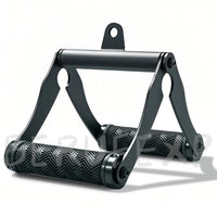 V Bar T-Bar Row Landmine Handle Attachment for Barbell Bars, Double D Handle Non-Slip Soft Rubber Cable Machine Attachments