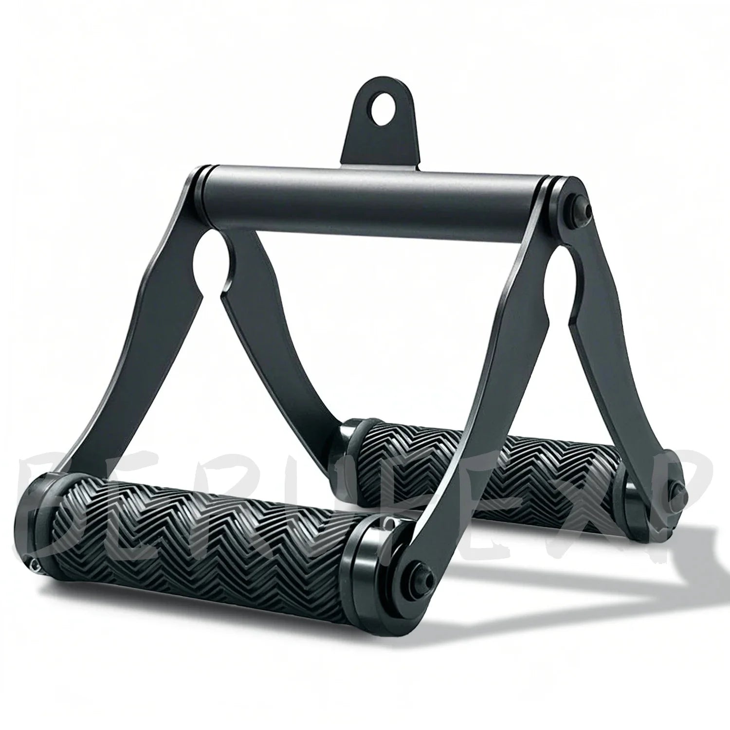 V Bar T-Bar Row Landmine Handle Attachment for Barbell Bars, Double D Handle Non-Slip Soft Rubber Cable Machine Attachments