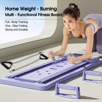 At Home Pilates Board Foldable 4-in-1 Exercise  Wheel Roller Exercise Equipment for Home Gym Workout  Trainer Pilate Board