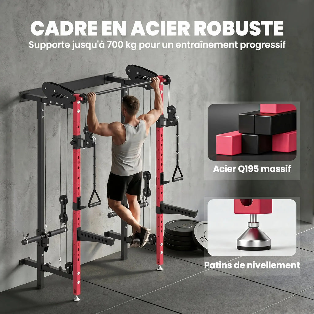 Rack Musculation avec Poulies