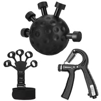 Finger Hand Strengthener Ergonomic Hand Ball Gripper Exerciser Anti Slip Finger Exerciser Ball for Musicians Athletes Climber