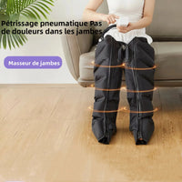 Air Pressure Leg Massager Foot Massage Boots Kneading Squeeze Deep Relaxation Calf With Remote Control
