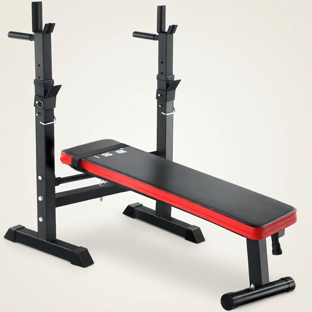 Banc de musculation avec supports réglables